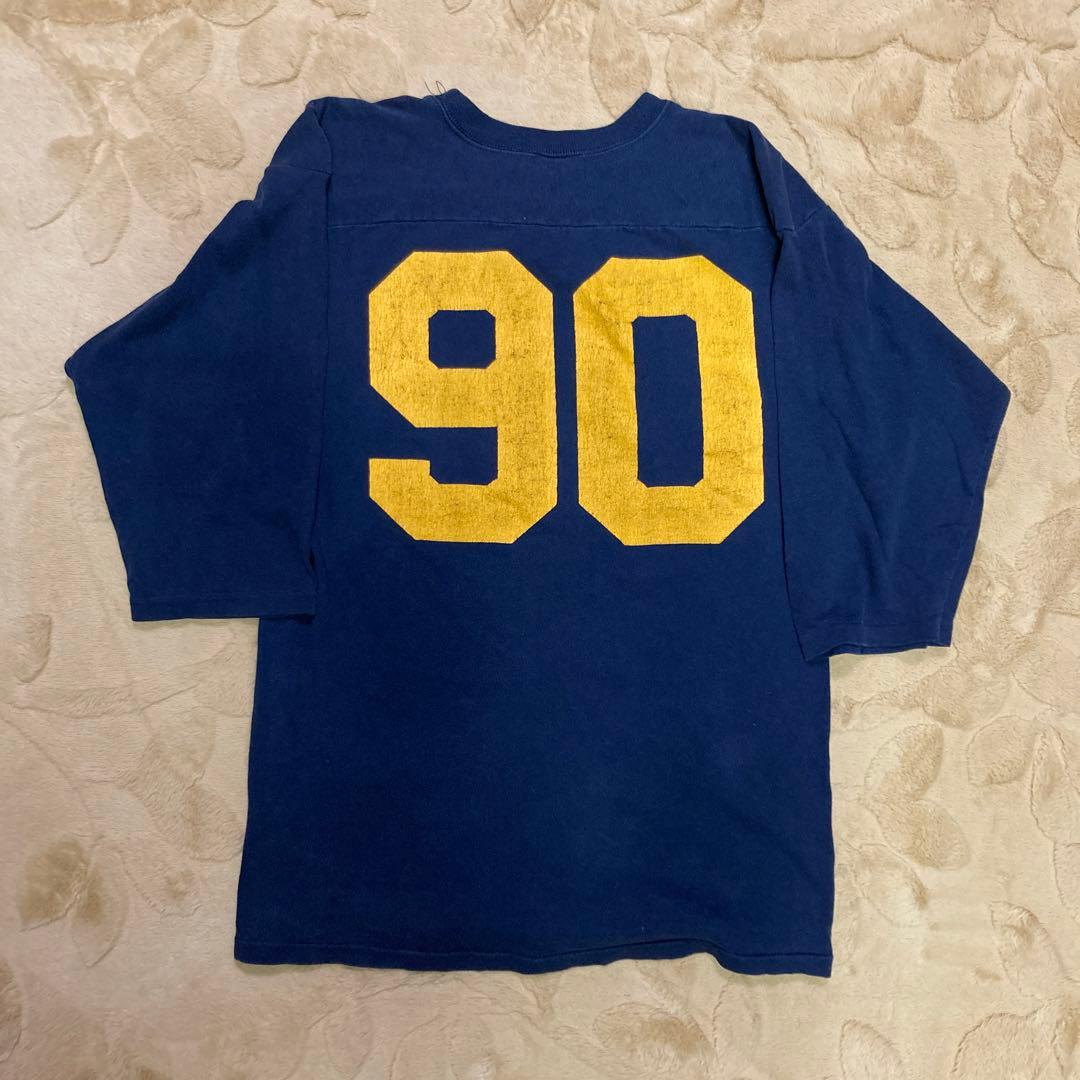 80s Champion US.NAVY フットボールT トリコタグ