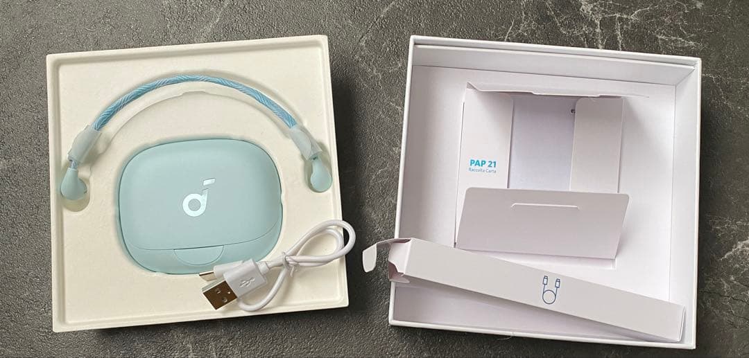 ひ*ぎ様 Anker Soundcore AeroFit Pro 水色