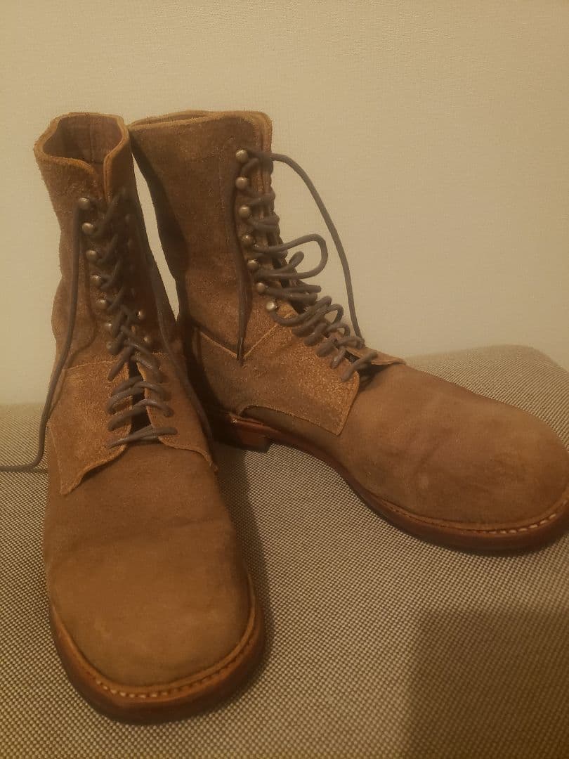 MIHARA YASUHIRO レースアップブーツ スエード 27.5cm