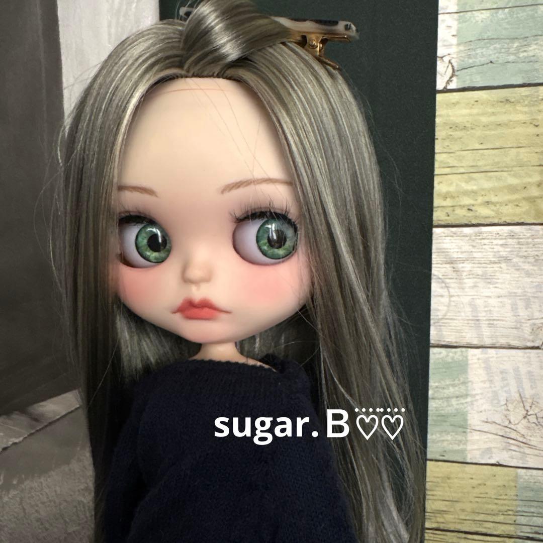 アイシードールカスタム❤︎モスグリーンmix×シルバー❤︎