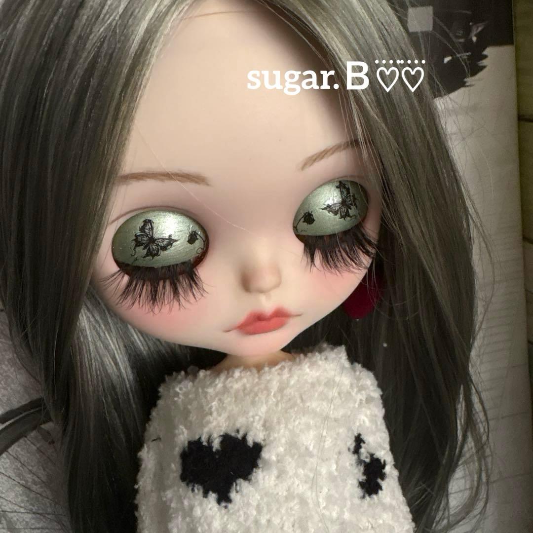 アイシードールカスタム❤︎モスグリーンmix×シルバー❤︎