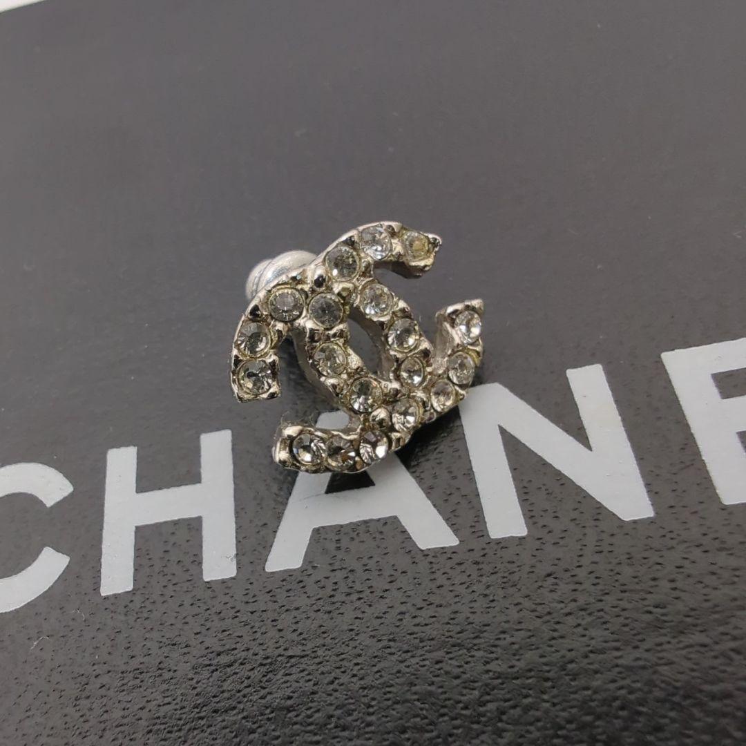 【正規品】CHANEL シャネル ココマーク ラインストーン ピアス 片方のみ