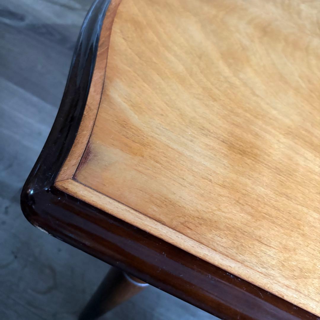 飛騨産業　オールドキツツキ　センターテーブル　天板リペア　オイルフィニッシュ