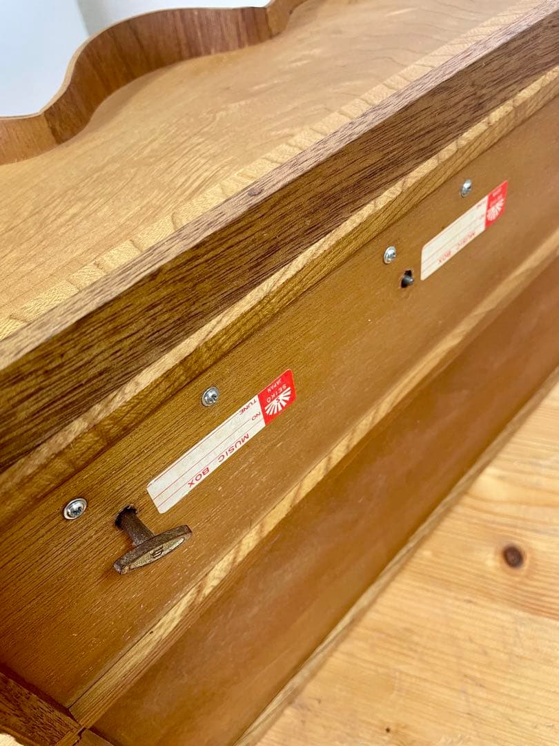 オールドSEIKO製 曲げ木 ジュエリーケース オルゴール MUSIC BOX