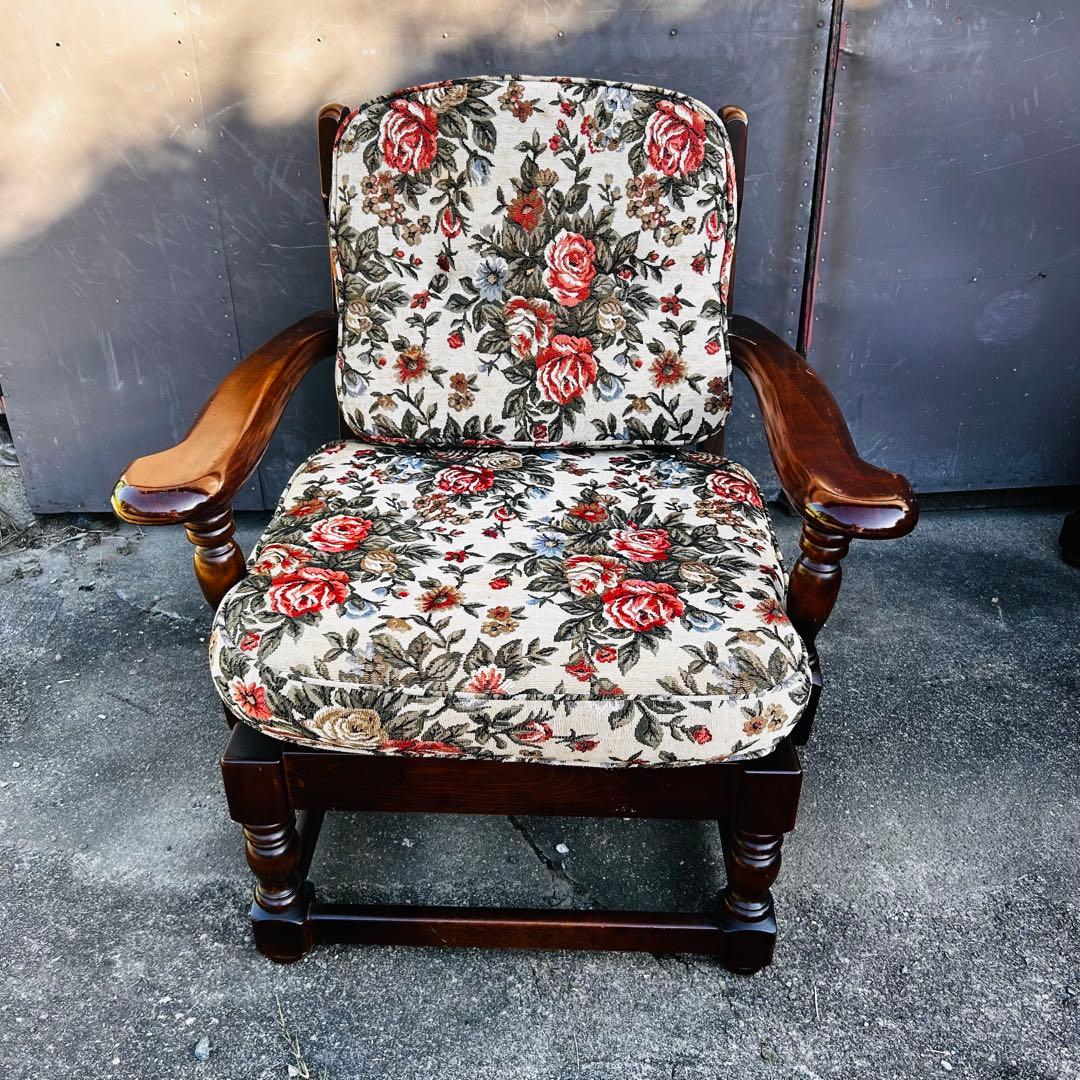 【美品】白川家具　飛騨高山　一人がけチェア　高級