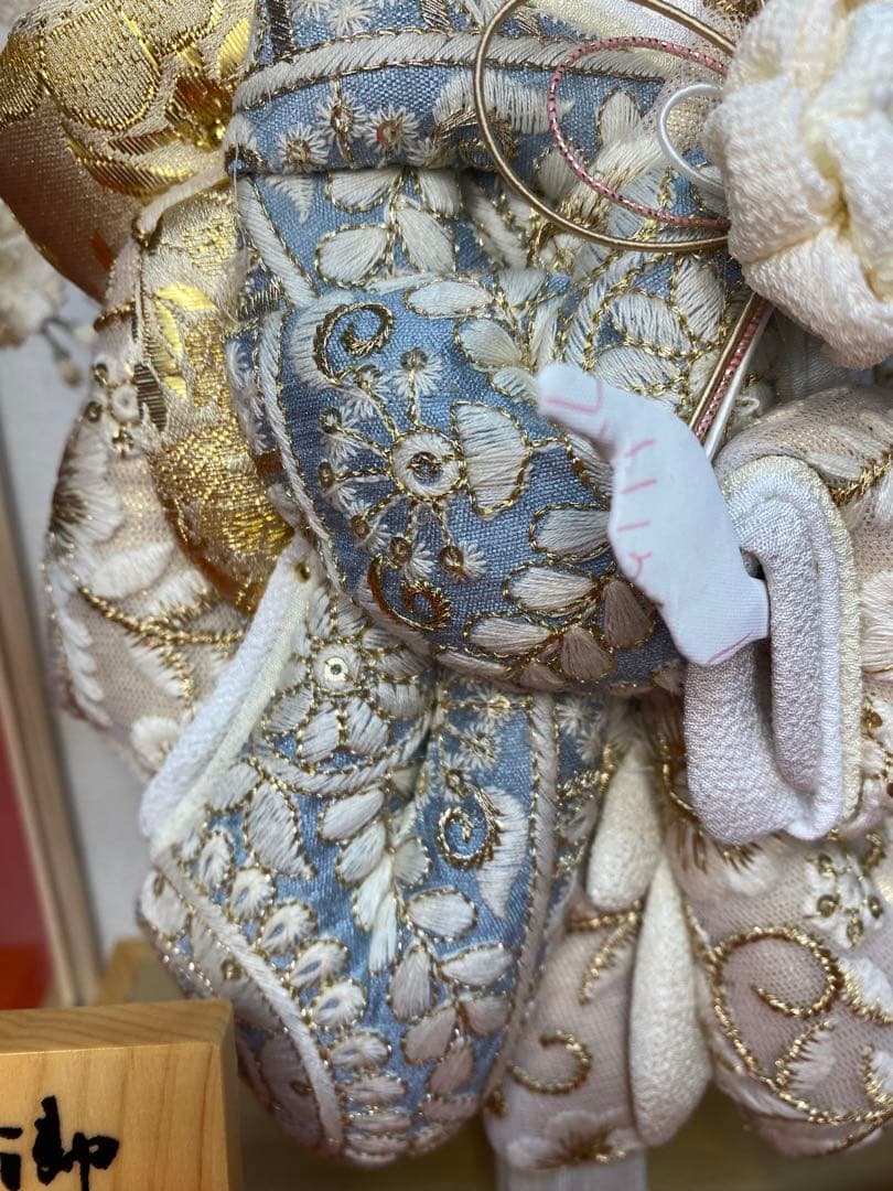 羽子板　総檜造り白木ガラスケース８号・サイズ間口約２５×奥行約２１×高さ約３８㎝