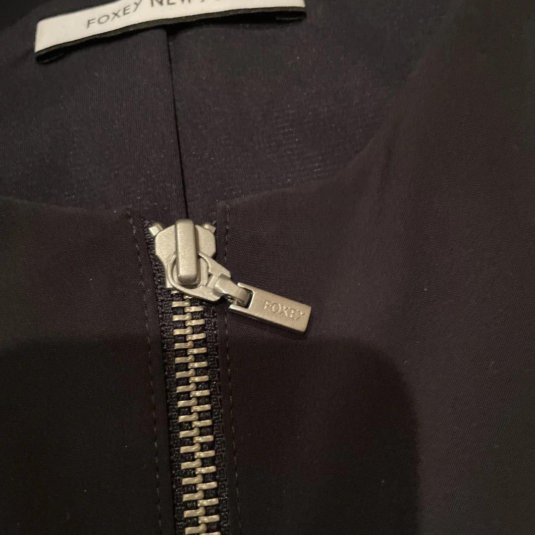 FOXEY NEW YORK ノースリーブワンピース ミッドナイトブルー42