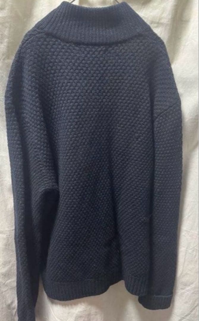 keita様　フレッドペリー　ドライバーズニット　ブラック　Mサイズ　フルジップ