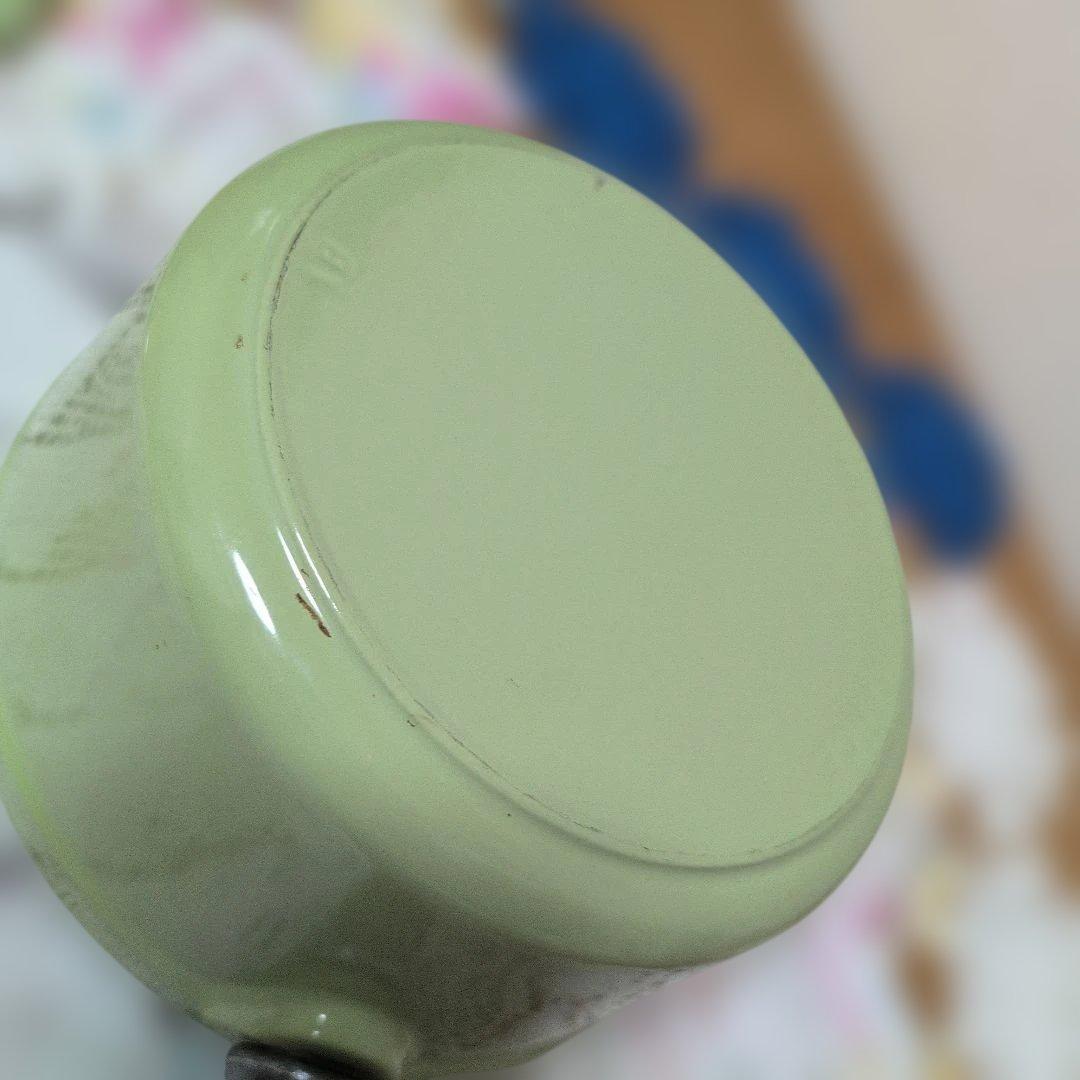 シャスール片手鍋　若草色　18cm