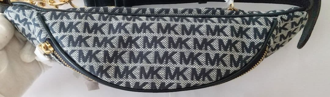 未使用 MICHAEL KORS ウエストバッグ キャンバス モノグラム 美品