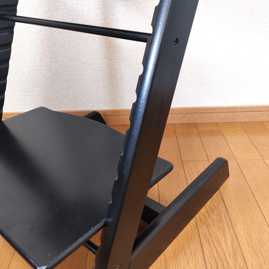 【極美品】STOKKE No.4トリップトラップ ブラック 黒
