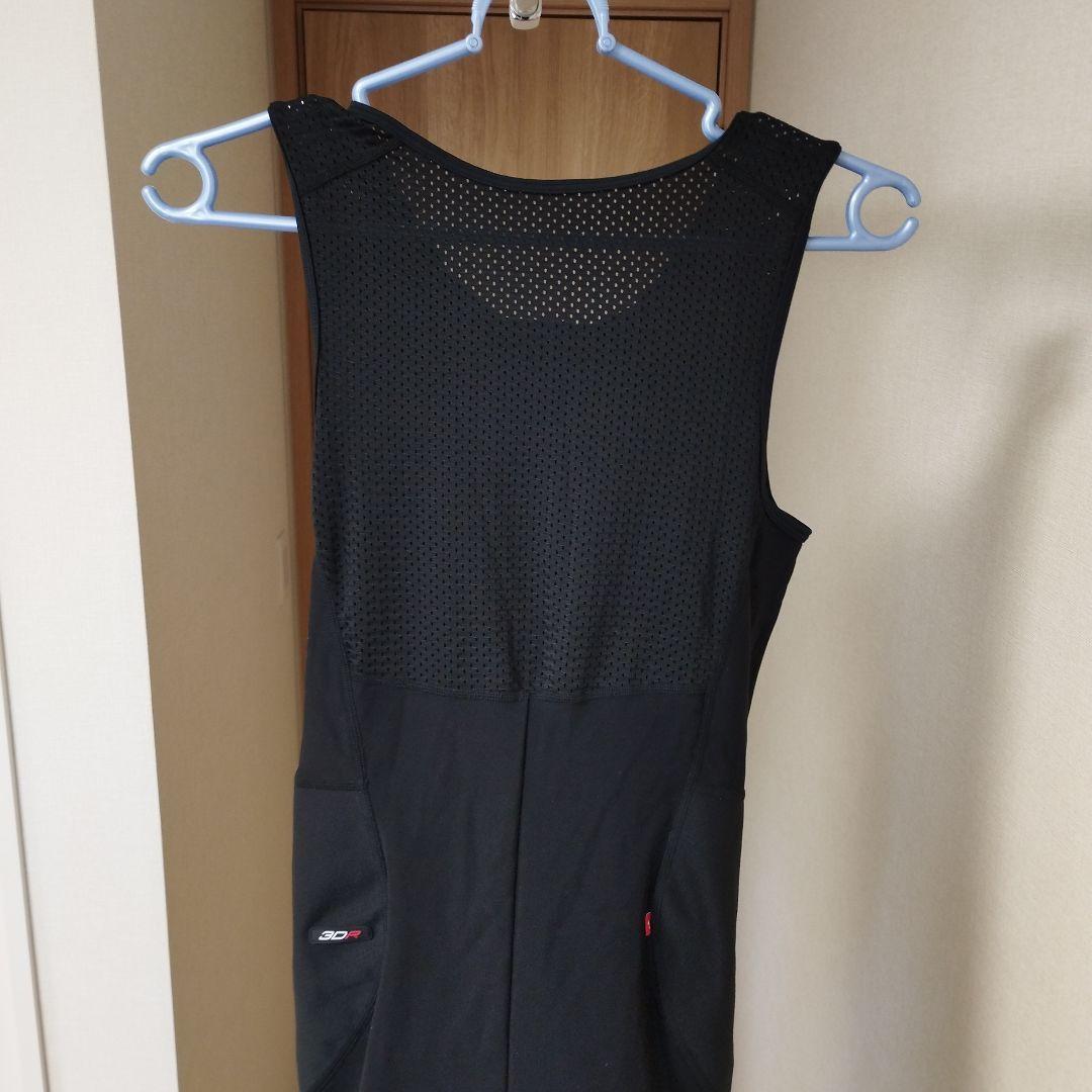 パールイズミ ウィンドブレーク ビブ タイツ T6000-3DR　Lサイズ