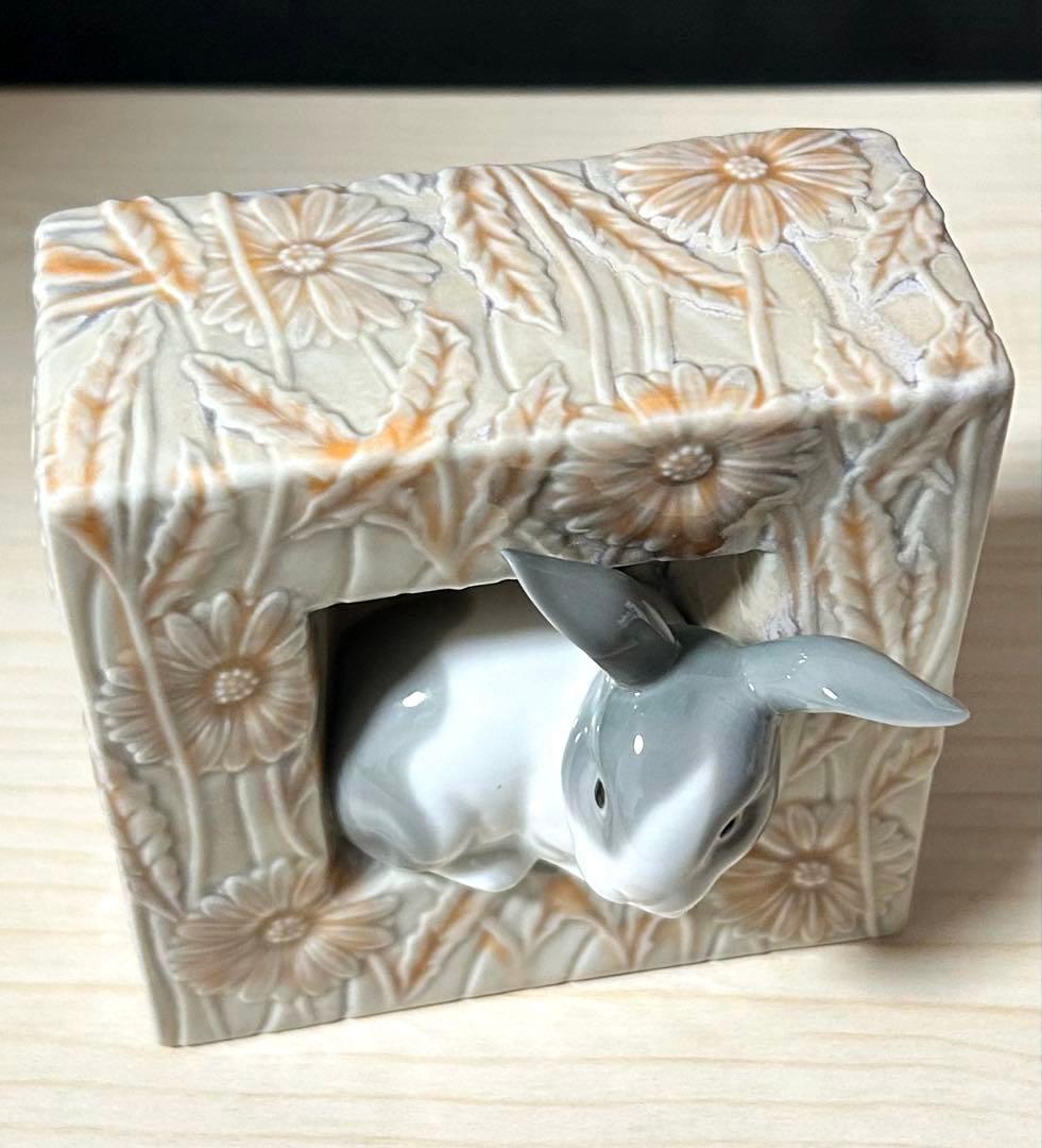 ※絶版　LLADRO リヤドロ ナチュラルフレーム うさぎ 8072