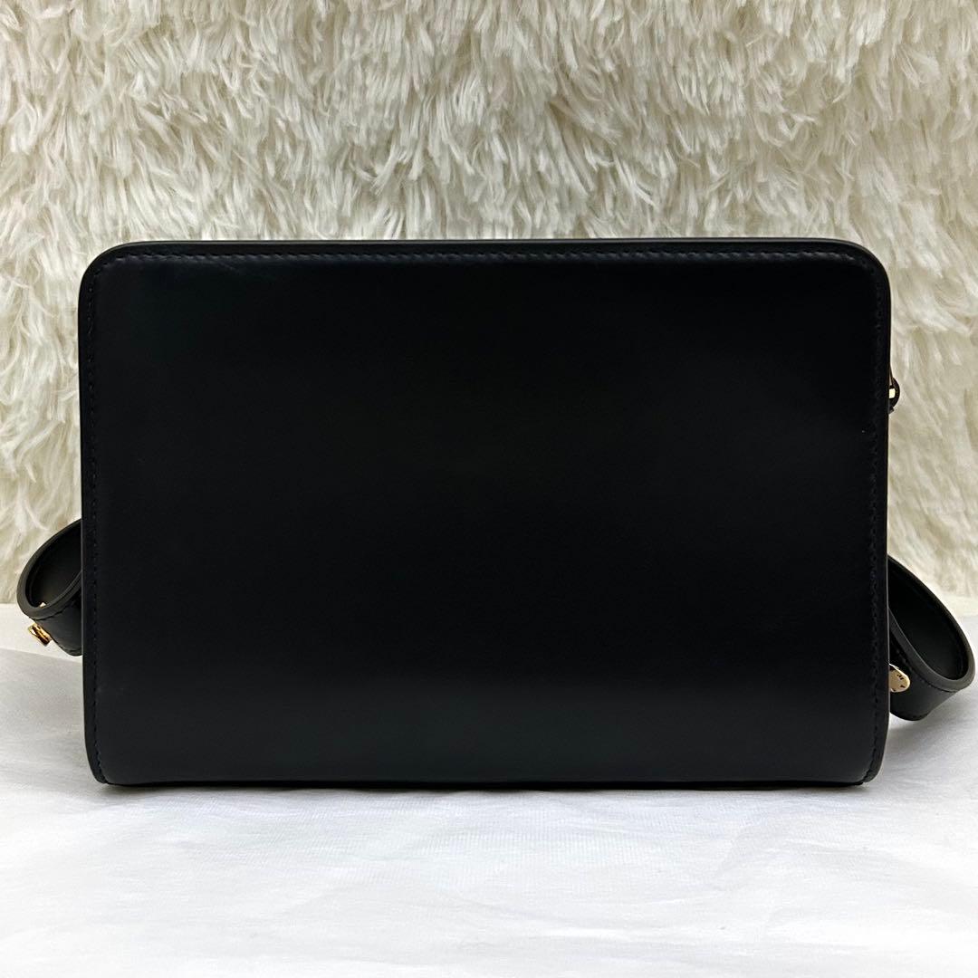 【未使用級】MARNI ナッパ カーフスキン バッグ 2way 定番 ブラック