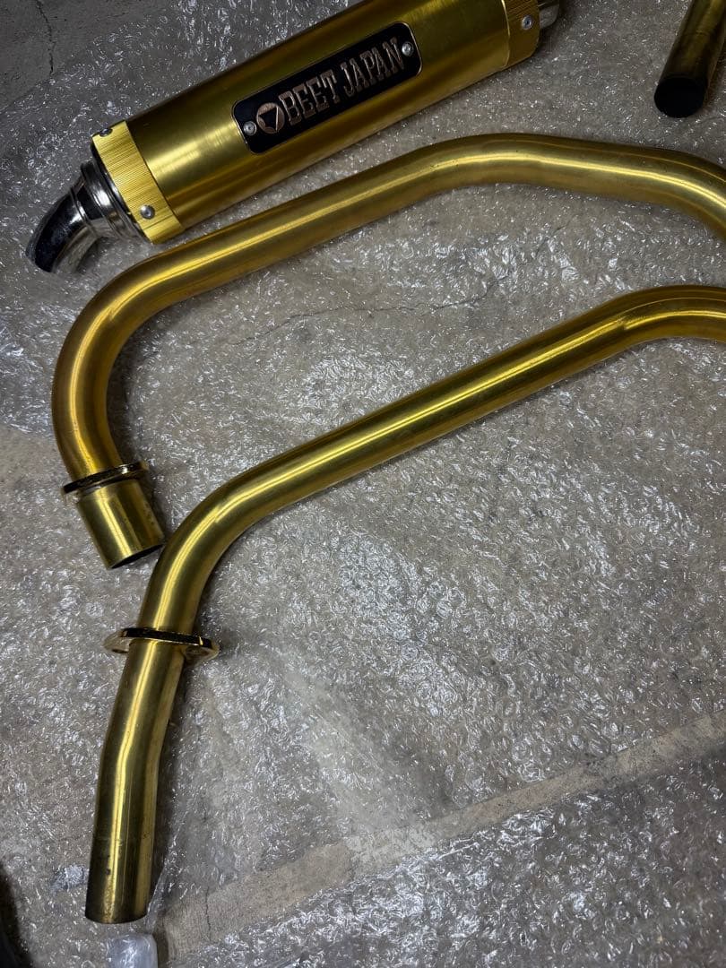 番長 真鍮マフラー ゼファー Z400FX 4-2-1 421 ワルツ機械