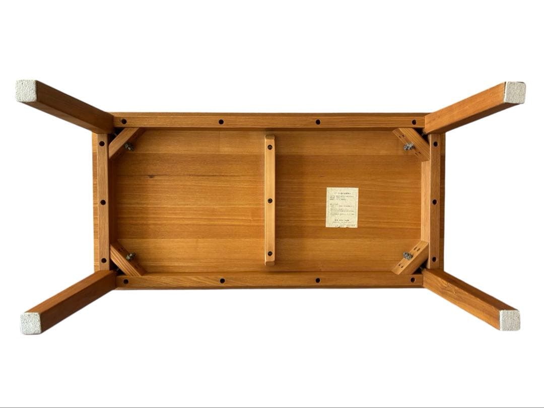 無印良品 ローテーブル 廃盤希少 無印 タモ材 センターテーブル 天然木