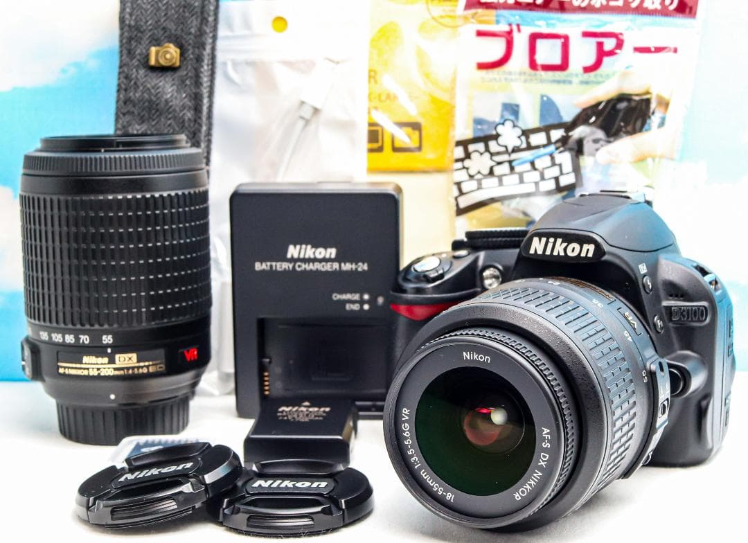 Nikon D3100⭐️簡単操作⭐️スマホに送れる⭐️ダブルレンズ⭐️一眼レフ
