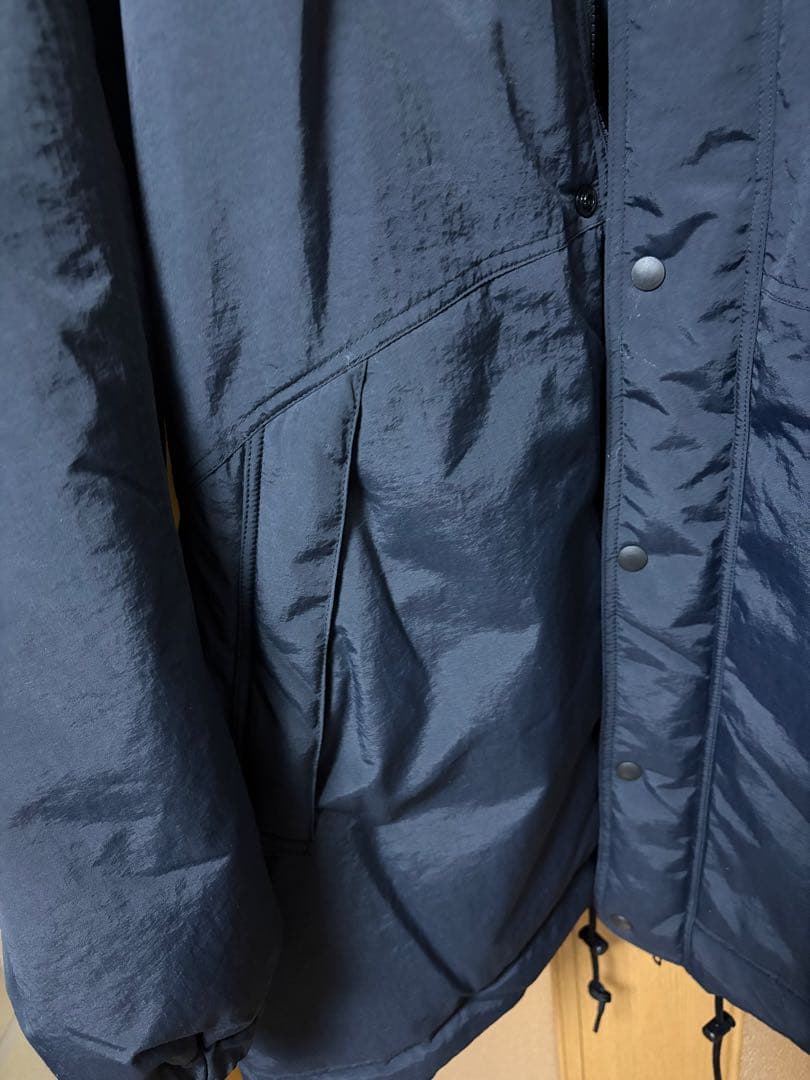 ENNOY PADDED NYLON BENCH COAT M ホワイトブラック