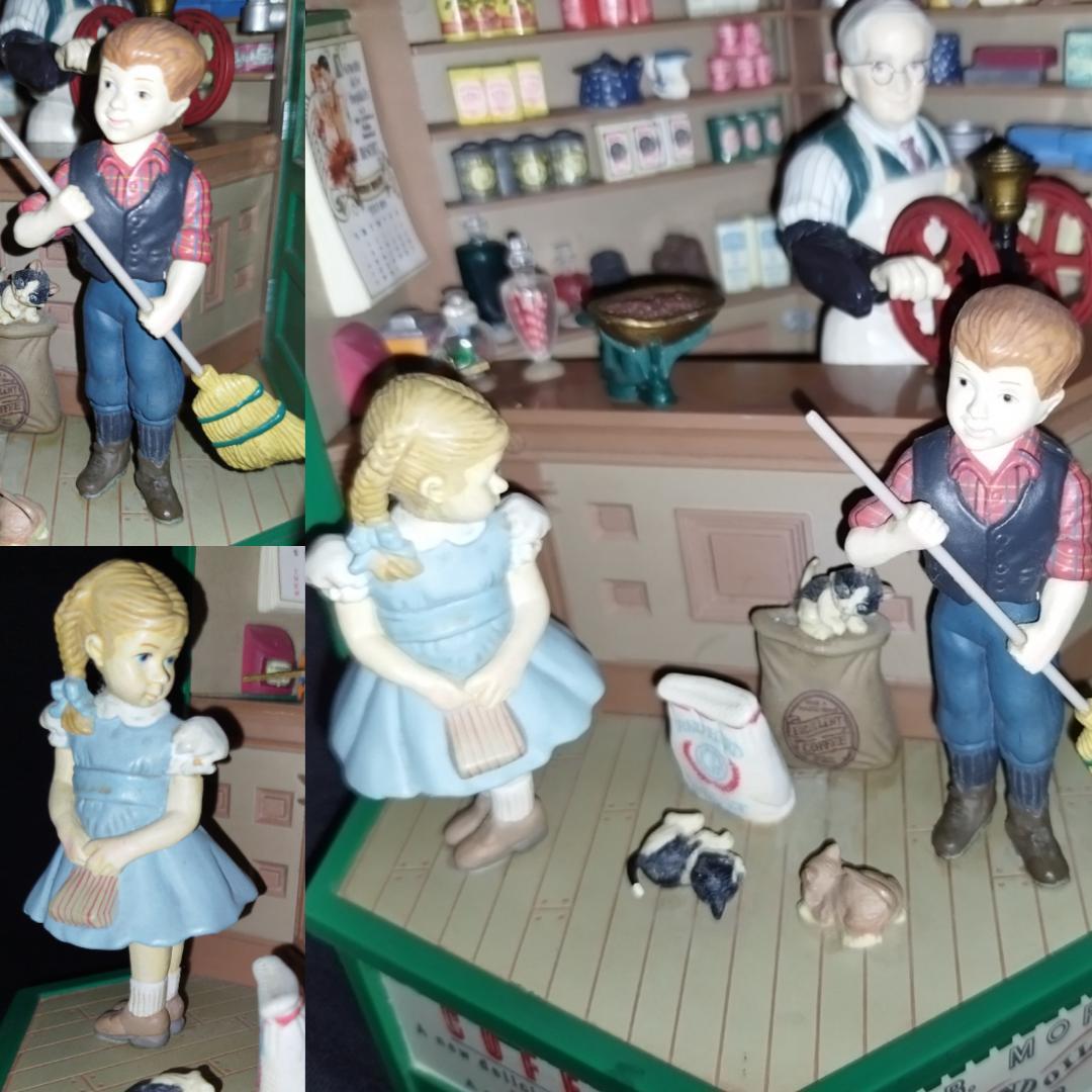 【美品】ENESCO エネスコ 電飾付最上級 オルゴール 喫茶店