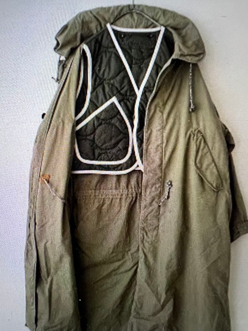 45RPM ライナー付きコットンミリタリーコート