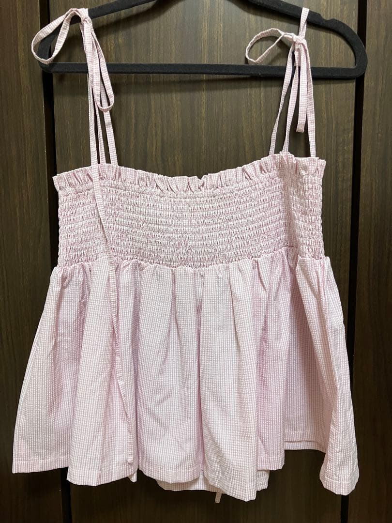 michin　Allison Brown ギンガムチェックキャミソール