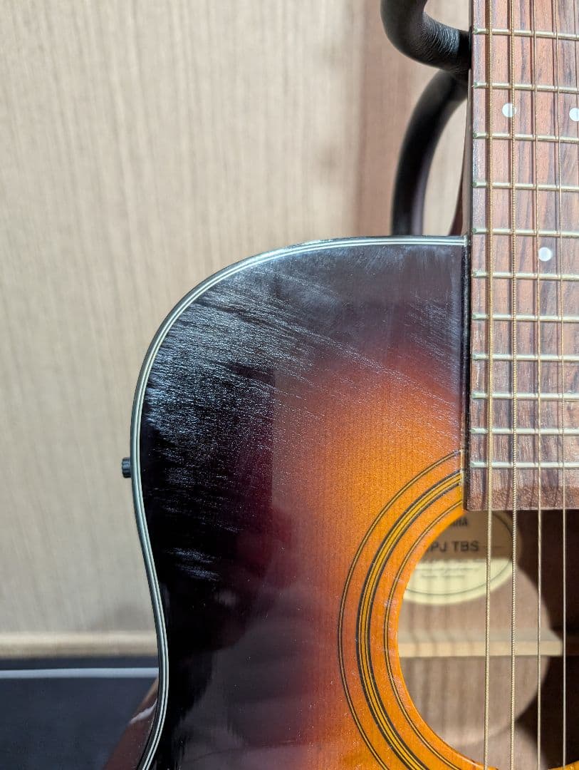 良音/YAMAHA　F39PJ/TBS 改FISHMANエレアコ 弦低め
