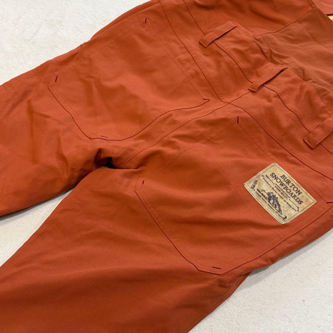バートン WZ ZEALOUS PT/151051 ビブパンツ タグ付 オレンジ