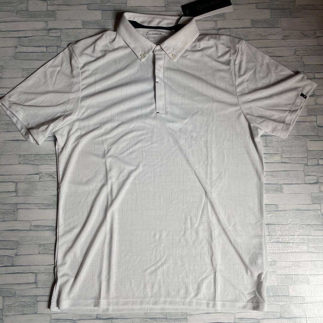 【未使用】TaylorMadeテーラーメイドポロシャツJLY-36/XOグレー系