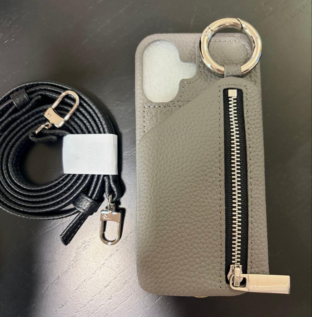 【新仕様】ajew iPhone16 16ケース グレー 新品未使用