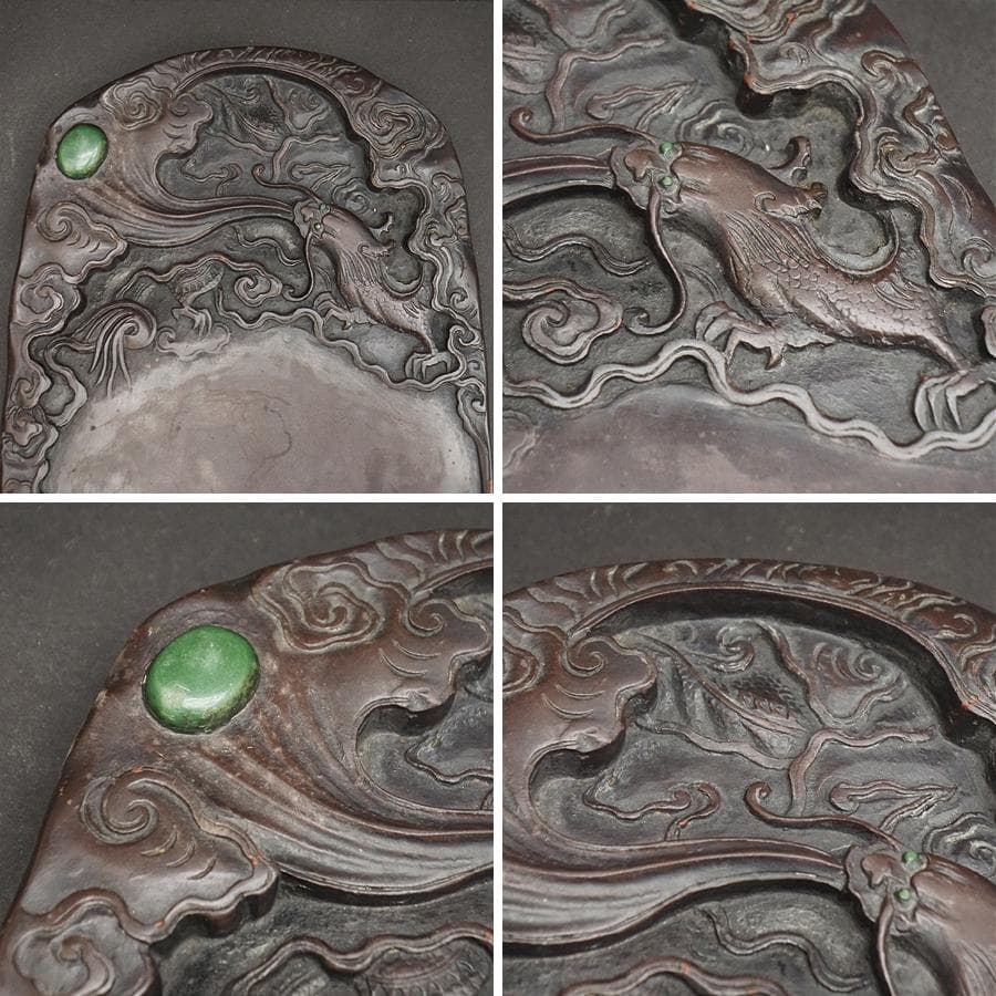 中国古玩 老杭 翡翠 端渓硯 唐物 骨董 書道具 未使用品 文房四寶 古美術品