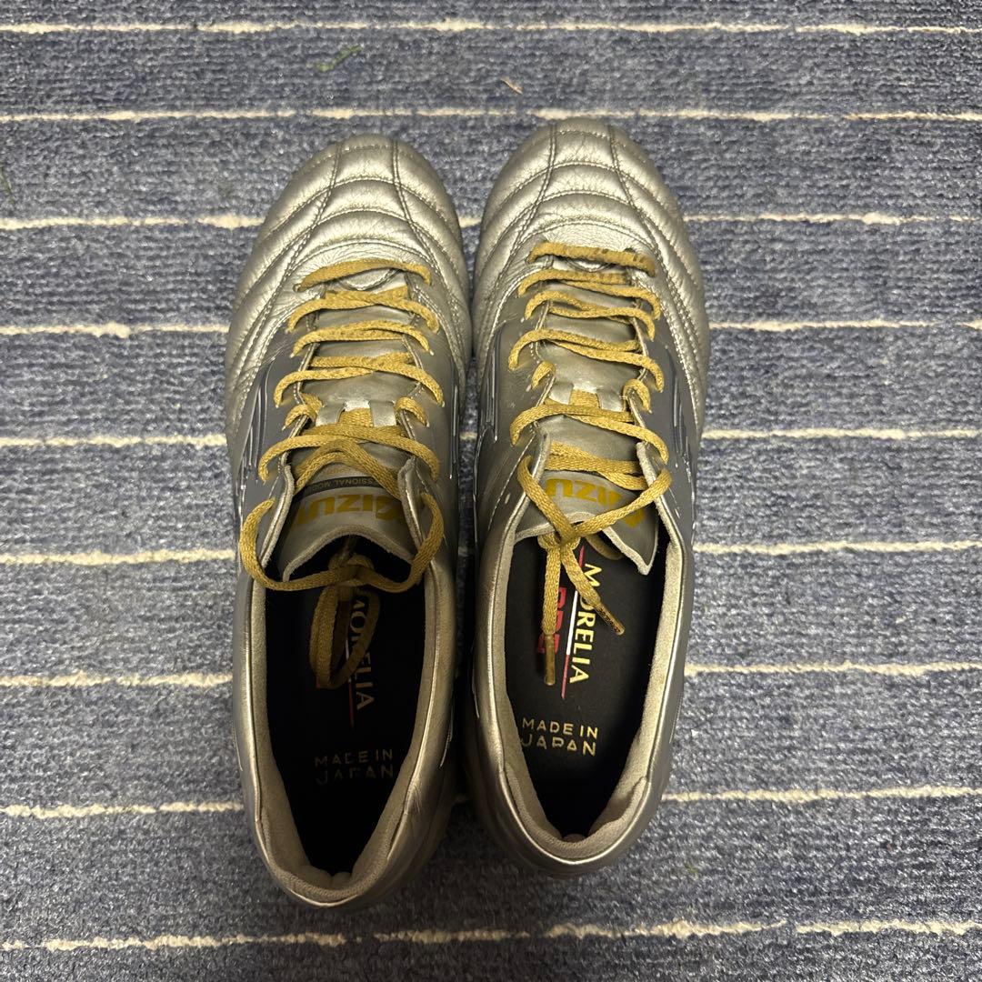 Mizuno サッカーシューズ シルバー 日本製