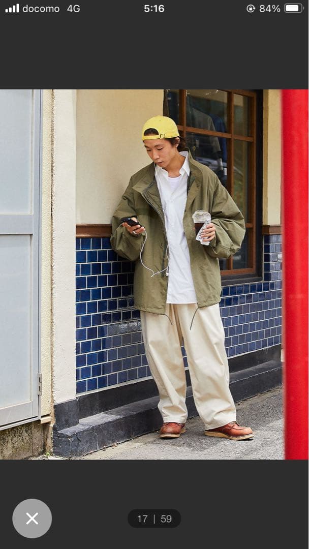 フリークスストア ショートモッズコート S