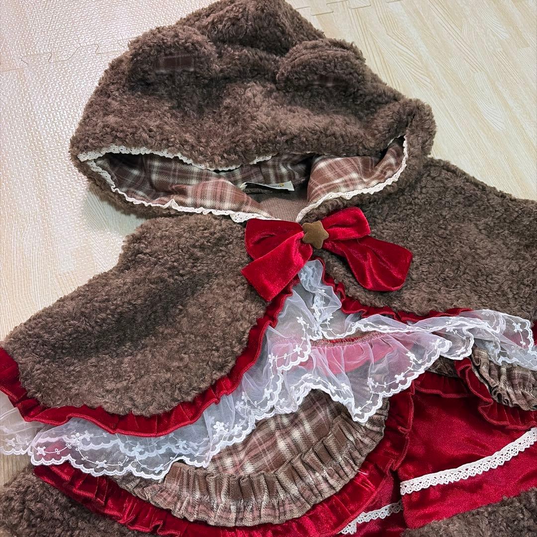 マリームーン コスプレ クリスマスチェックショコラベア バレンタイン 衣装