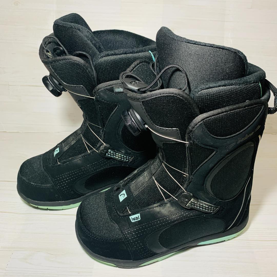 女性用スノーボードブーツ Boaシステム ブラック #0295