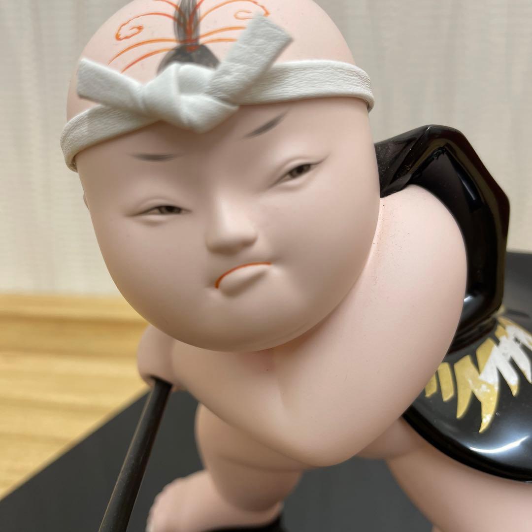 久月　置物　慈愛