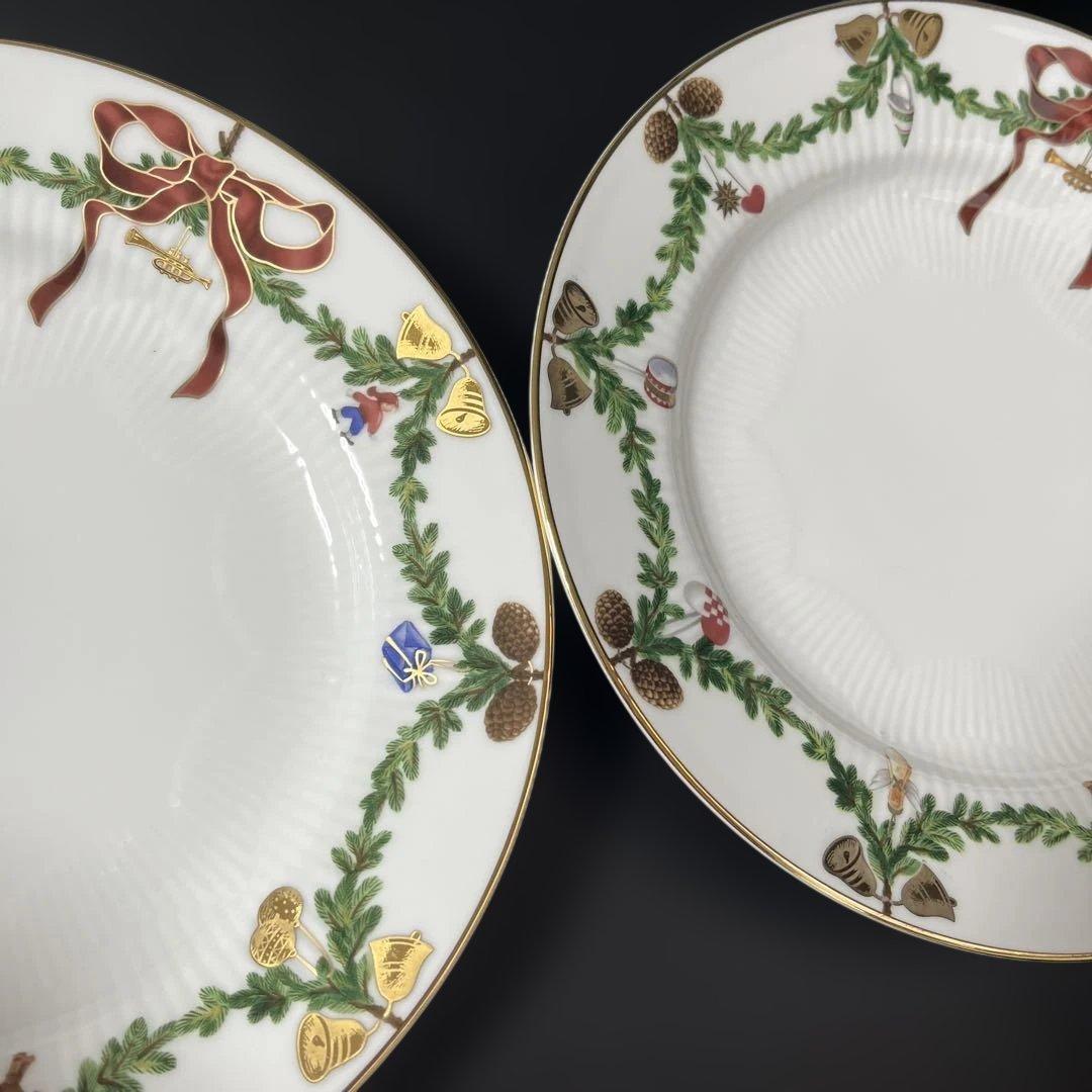 ［新品］ロイヤルコペンハーゲン　スターフルーテッドクリスマス　プレートセット