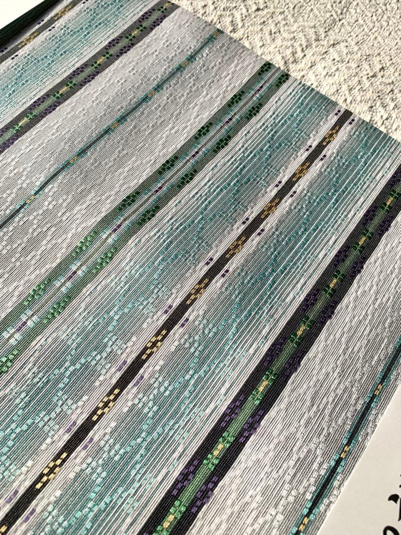 新品未使用　西陣　花織　名古屋帯