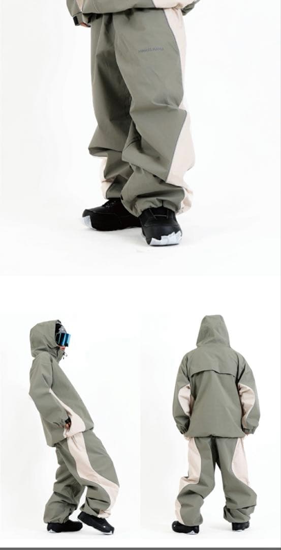 Peace スノーボードウェア グリーン　HIMASS MANIA 上下セット