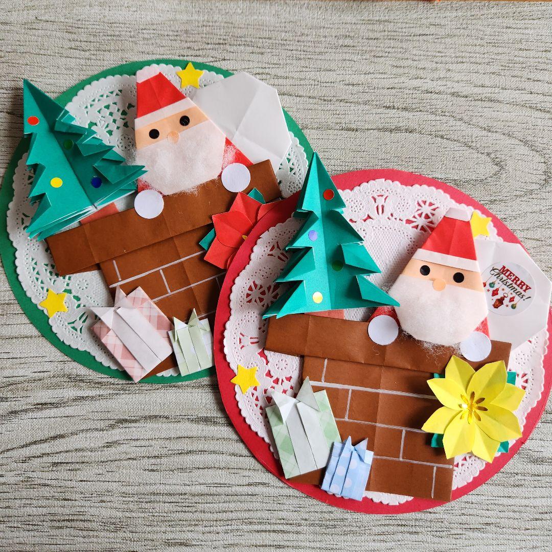 【冬の壁面飾り　サンタクロースのリース　13セット】