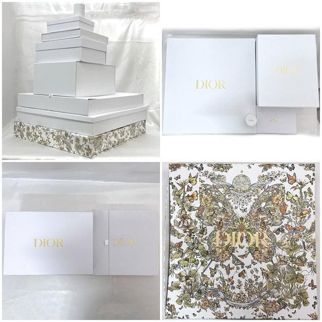 ディオール 箱 8点 ブックトート用等 バッグ 鞄 リボン ロゴ 美品 Dior