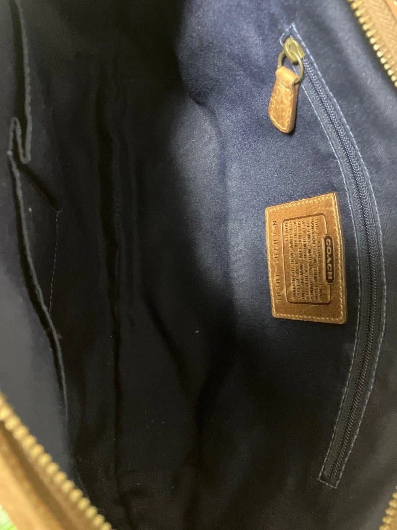 コーチ パッチワーク デニム ワンショルダーバッグ10808