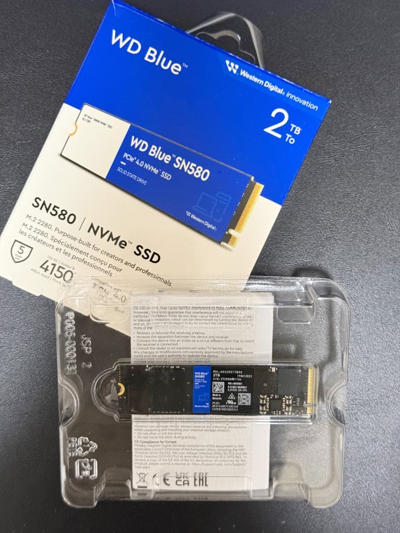 s*e様 WD Blue SN580 NVMe SSD - 2 TB