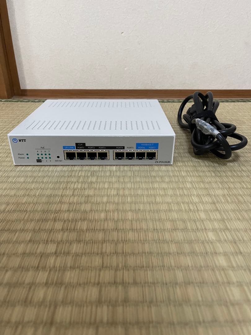 NTT ZX-POLHUB 8ポート スイッチングハブ