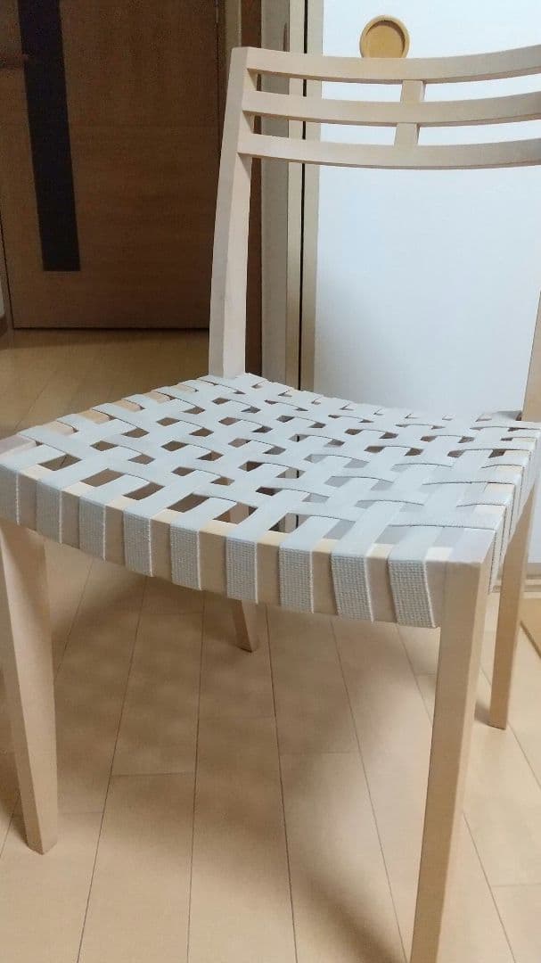 リッツウェル ダイニング木製編み込みチェア