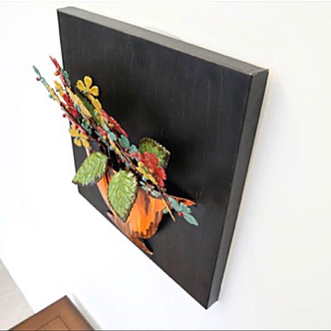 専用❤です˙˚ʚɞ˚˙アンティーク調 ウォールアート オレンジ（壁掛け、壁飾り）