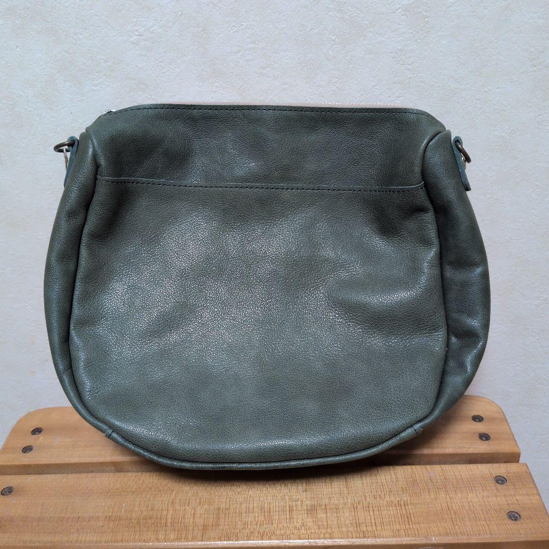 浅草kanmi. fuwari ショルダーバッグ グリーンブルー