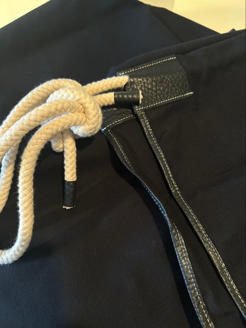 エルメス　ハンモック　キャンバス×レザー製