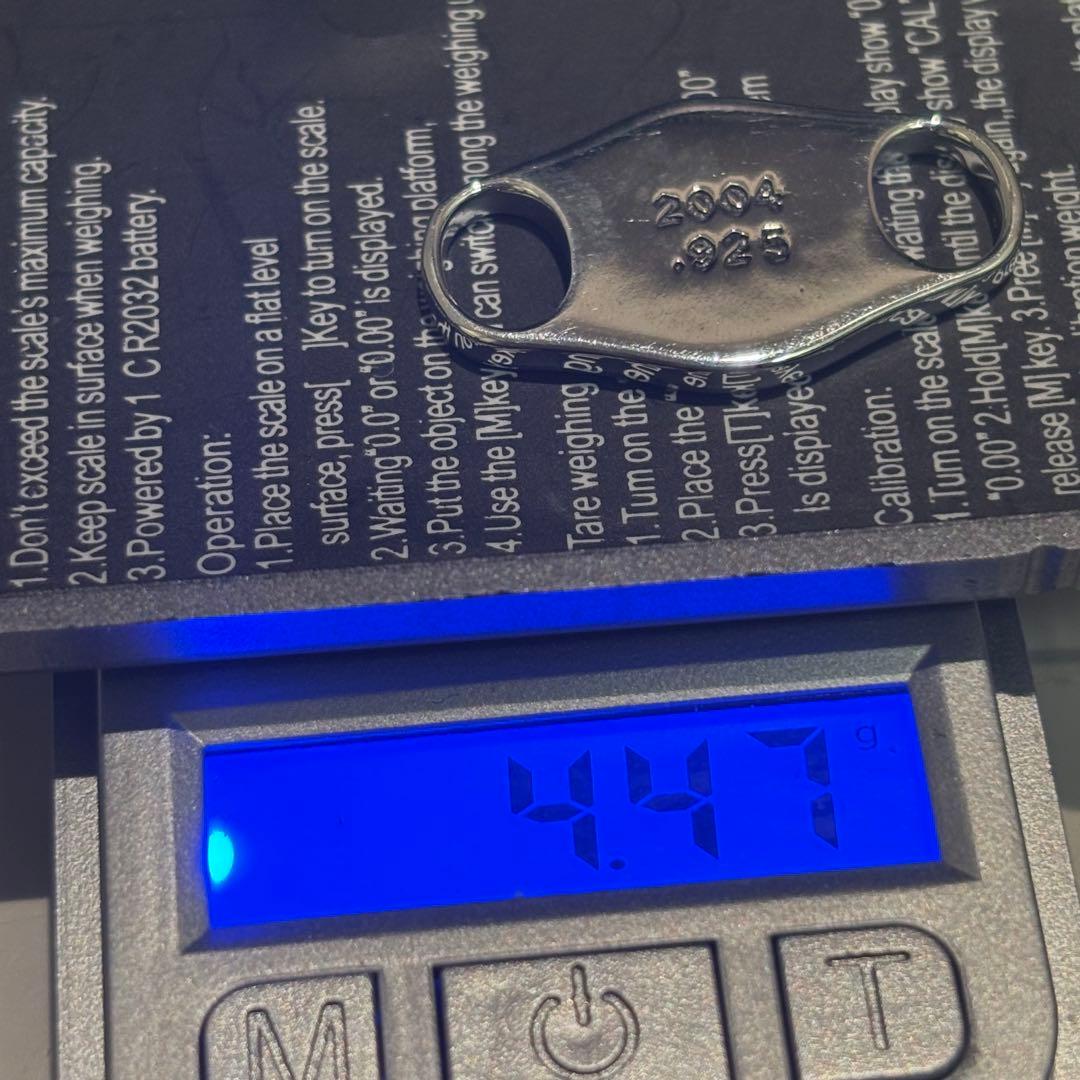 シルバー925製/オールドイングリッシュロゴ 高級デュブレ シューレースキーパー