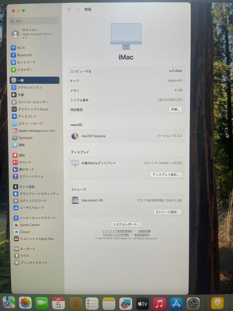 Apple iMac 24インチ 16GB 256GB➕USBポート付き！