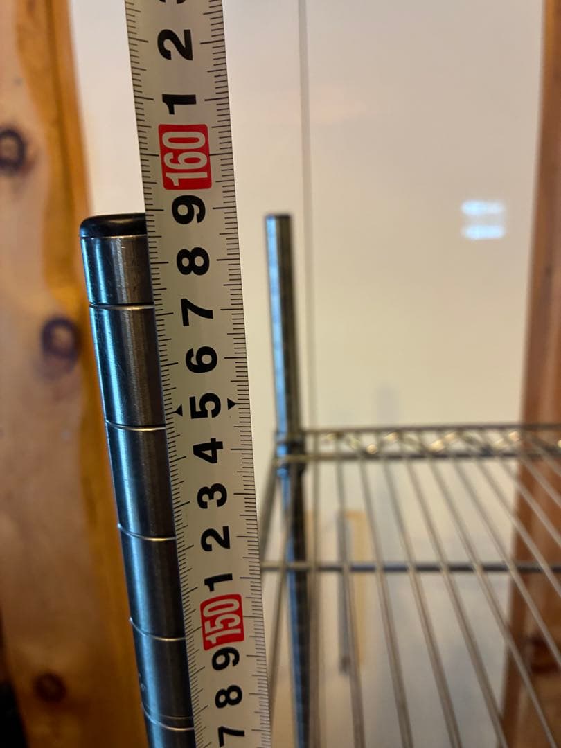 エレクター ラック 4段 幅120×奥46×高160cm 業務用ワイヤーシェルフ